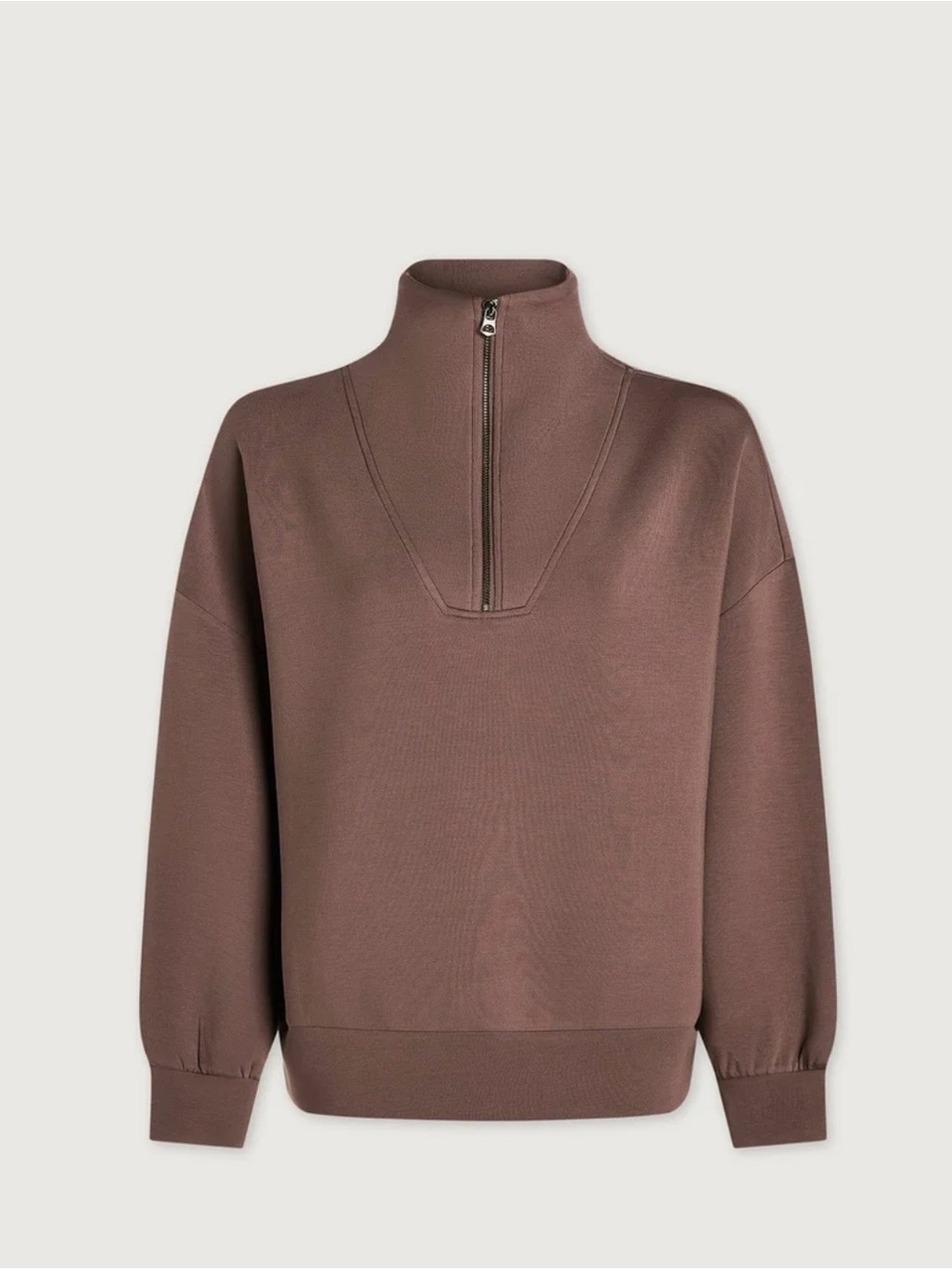 Varley Hawley Half Zip Sweatshirt color Antler